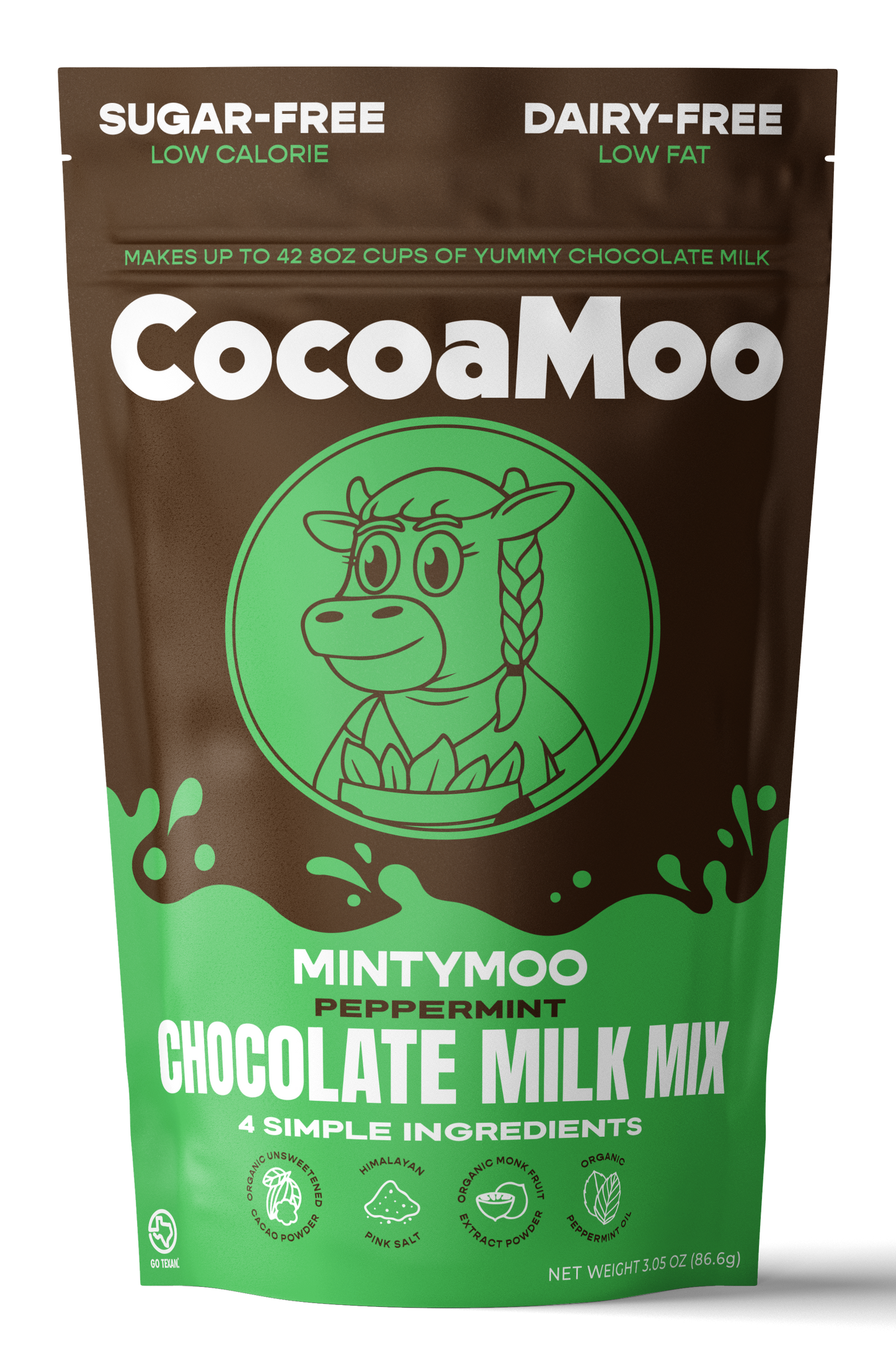 Mint Sugar Free Chocolate Milk Mix Main