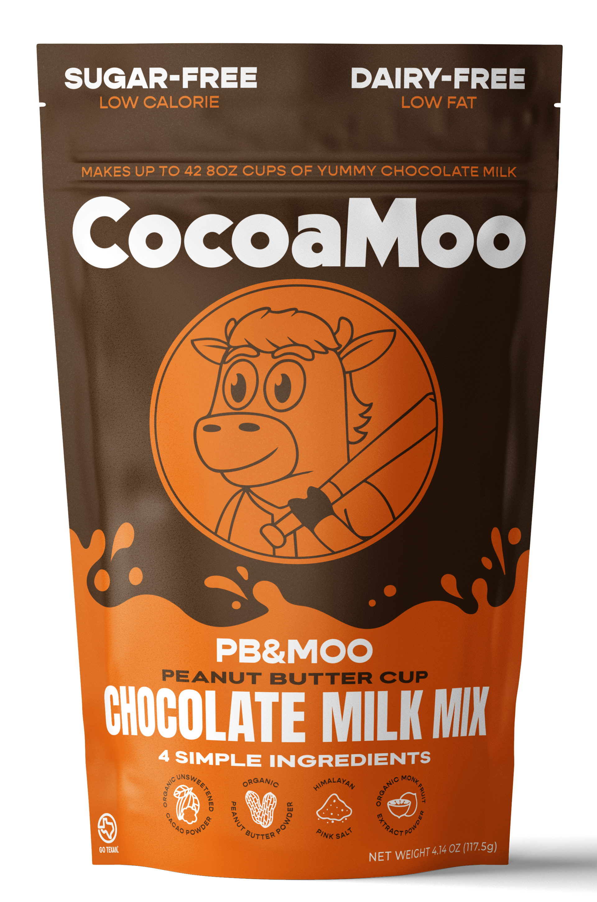 [専用出品] MooO!!MooO!!MooO!! PB&Moo - Sugar Free Chocolate Milk Mix – CocoaMoo